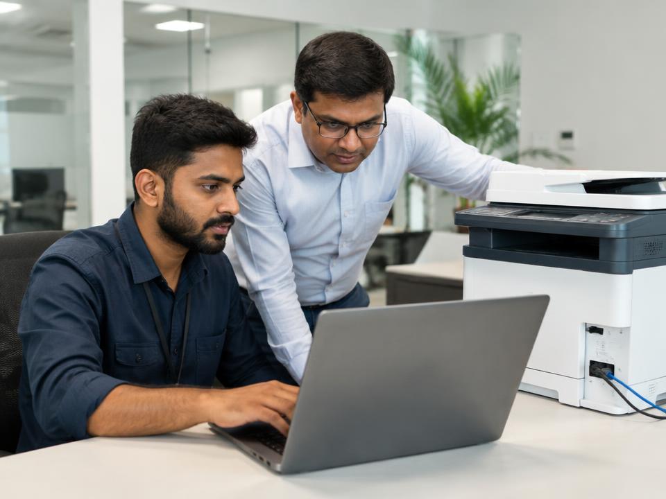 Office Equipment Technical Support by NN Enterprises technician